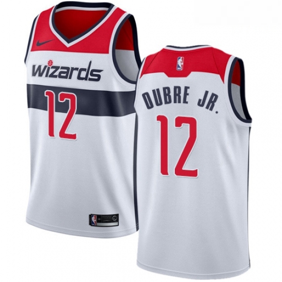 Mens Nike Washington Wizards 12 Kelly Oubre Jr Swingman White Home NBA Jersey Association Edition Mens Nike Washington Wizards 12 Kelly Oubre Jr Swingman White Home NBA Jersey Association Edition