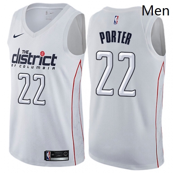 Mens Nike Washington Wizards 22 Otto Porter Authentic White NBA Jersey City Edition Mens Nike Washington Wizards 22 Otto Porter Authentic White NBA Jersey City Edition