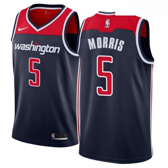 Mens Nike Washington Wizards 5 Markieff Morris Swingman Navy Blue NBA Jersey Statement Edition Mens Nike Washington Wizards 5 Markieff Morris Swingman Navy Blue NBA Jersey Statement Edition