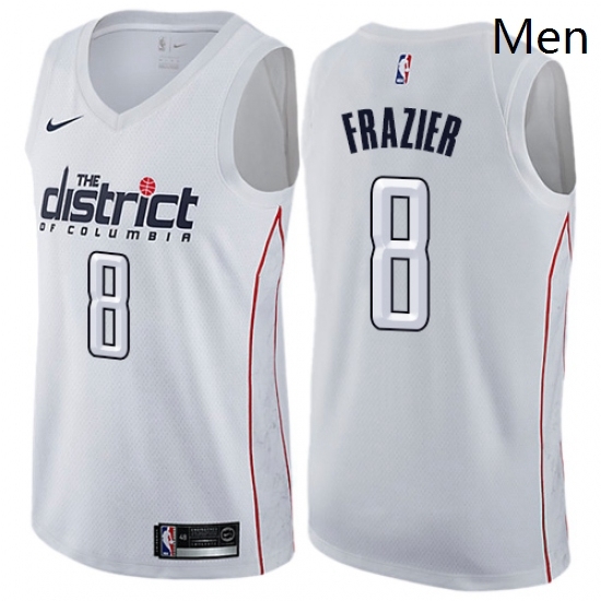 Mens Nike Washington Wizards 8 Tim Frazier Authentic White NBA Jersey City Edition Mens Nike Washington Wizards 8 Tim Frazier Authentic White NBA Jersey City Edition