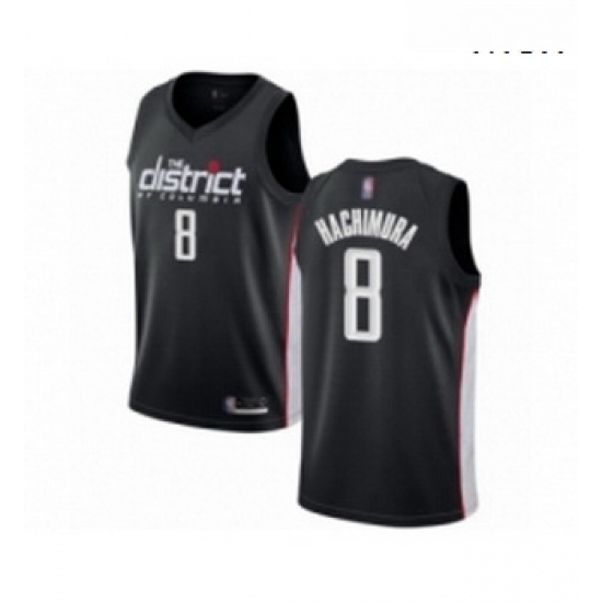 Mens Washington Wizards 8 Rui Hachimura Authentic Black Basketball Jersey City Edition Mens Washington Wizards 8 Rui Hachimura Authentic Black Basketball Jersey City Edition