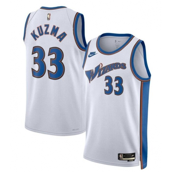 Nike Kyle Kuzma #33 White Washington Wizards 2022 23 Swingman Jersey Nike Kyle Kuzma #33 White Washington Wizards 2022 23 Swingman Jersey