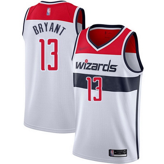 Wizards 13 Thomas Bryant White Basketball Swingman Association Edition Jersey Wizards 13 Thomas Bryant White Basketball Swingman Association Edition Jersey