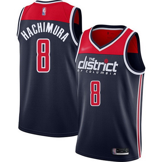 Wizards 8 Rui Hachimura Navy Blue Basketball Swingman Statement Edition 2019 2020 Jersey Wizards 8 Rui Hachimura Navy Blue Basketball Swingman Statement Edition 2019 2020 Jersey