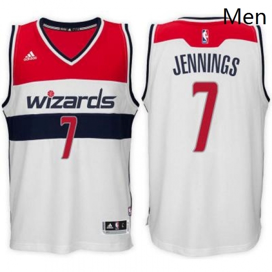 adidas Washington Wizards 7 Brandon Jennings White Swingman Home Jersey adidas Washington Wizards 7 Brandon Jennings White Swingman Home Jersey