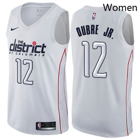 Womens Nike Washington Wizards 12 Kelly Oubre Jr Swingman White NBA Jersey City Edition Womens Nike Washington Wizards 12 Kelly Oubre Jr Swingman White NBA Jersey City Edition