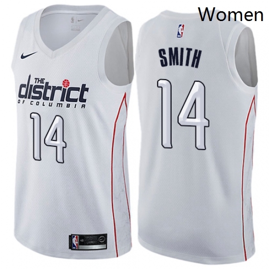Womens Nike Washington Wizards 14 Jason Smith Swingman White NBA Jersey City Edition Womens Nike Washington Wizards 14 Jason Smith Swingman White NBA Jersey City Edition
