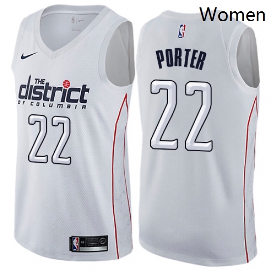 Womens Nike Washington Wizards 22 Otto Porter Swingman White NBA Jersey City Edition Womens Nike Washington Wizards 22 Otto Porter Swingman White NBA Jersey City Edition