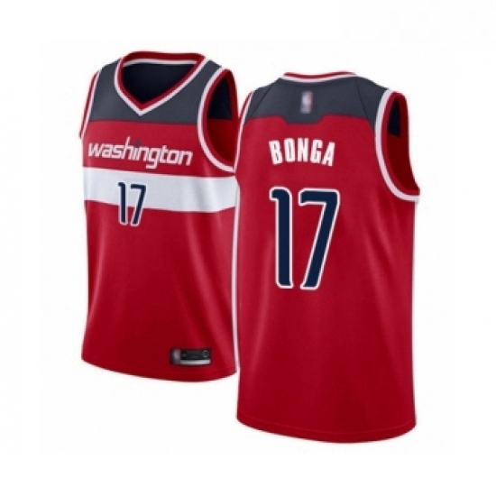 Womens Washington Wizards 17 Isaac Bonga Swingman Red Basketball Jersey Icon Edition Womens Washington Wizards 17 Isaac Bonga Swingman Red Basketball Jersey Icon Edition