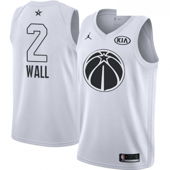 Youth Nike Jordan Washington Wizards 2 John Wall Swingman White 2018 All Star Game NBA Jersey Youth Nike Jordan Washington Wizards 2 John Wall Swingman White 2018 All Star Game NBA Jersey