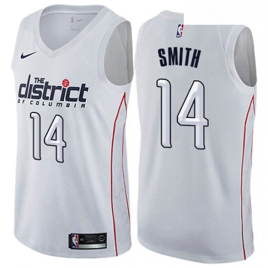 Youth Nike Washington Wizards 14 Jason Smith Swingman White NBA Jersey City Edition Youth Nike Washington Wizards 14 Jason Smith Swingman White NBA Jersey City Edition