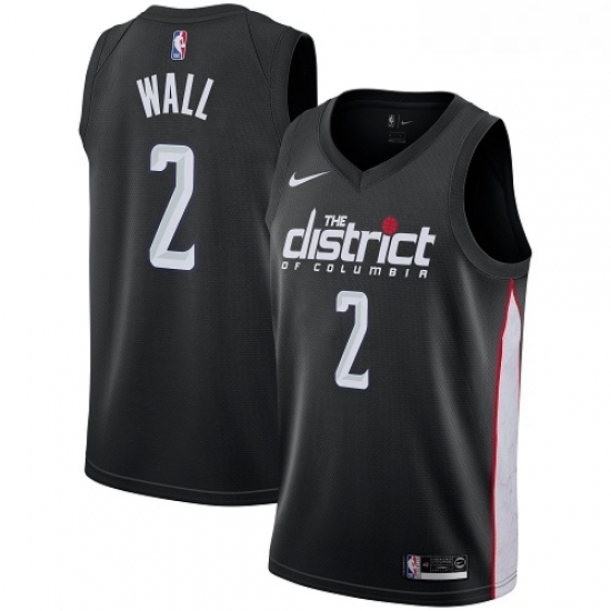 Youth Nike Washington Wizards 2 John Wall Swingman Black NBA Jersey City Edition Youth Nike Washington Wizards 2 John Wall Swingman Black NBA Jersey City Edition