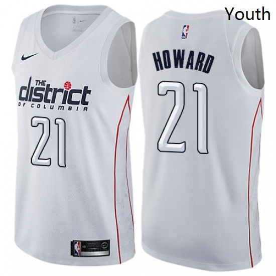 Youth Nike Washington Wizards 21 Dwight Howard Swingman White NBA Jersey City Edition Youth Nike Washington Wizards 21 Dwight Howard Swingman White NBA Jersey City Edition