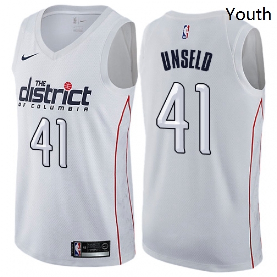 Youth Nike Washington Wizards 41 Wes Unseld Swingman White NBA Jersey City Edition Youth Nike Washington Wizards 41 Wes Unseld Swingman White NBA Jersey City Edition
