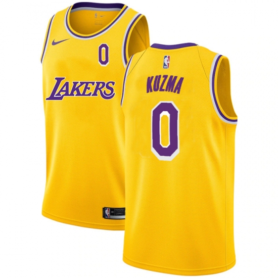 Lakers 0 Kyle Kuzma Yellow 2020 2021 New City Edition Nike Swingman Jersey Lakers 0 Kyle Kuzma Yellow 2020 2021 New City Edition Nike Swingman Jersey