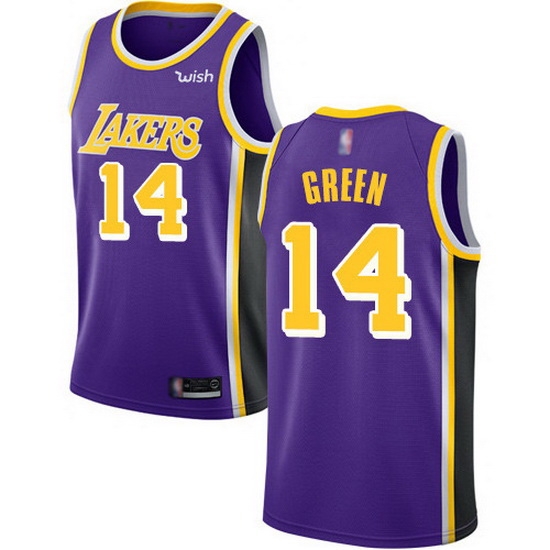 Lakers 14 Danny Green Purple Basketball Swingman Statement Edition Jersey Lakers 14 Danny Green Purple Basketball Swingman Statement Edition Jersey