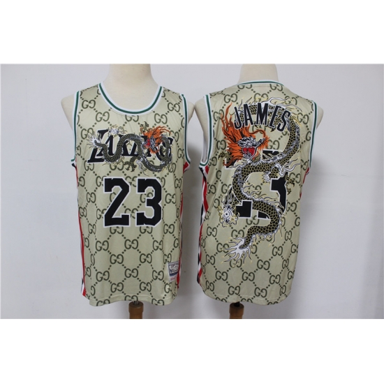Lakers 23 Lebron James Gray Swingman Jersey Lakers 23 Lebron James Gray Swingman Jersey