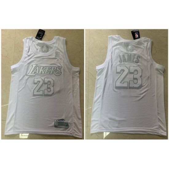 Lakers 23 Lebron James White Nike Swingman MVP Jersey Lakers 23 Lebron James White Nike Swingman MVP Jersey