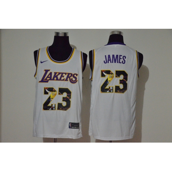 Lakers 23 Lebron James White Player Name Nike Swingman Fashion Jersey Lakers 23 Lebron James White Player Name Nike Swingman Fashion Jersey
