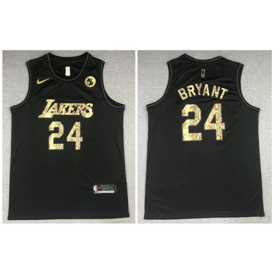 Lakers 24 Kobe Bryant Black Commemorative Swingman Jersey Lakers 24 Kobe Bryant Black Commemorative Swingman Jersey