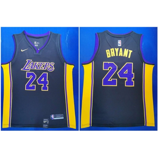 Lakers 24 Kobe Bryant Black Nike Swingman Jersey Lakers 24 Kobe Bryant Black Nike Swingman Jersey