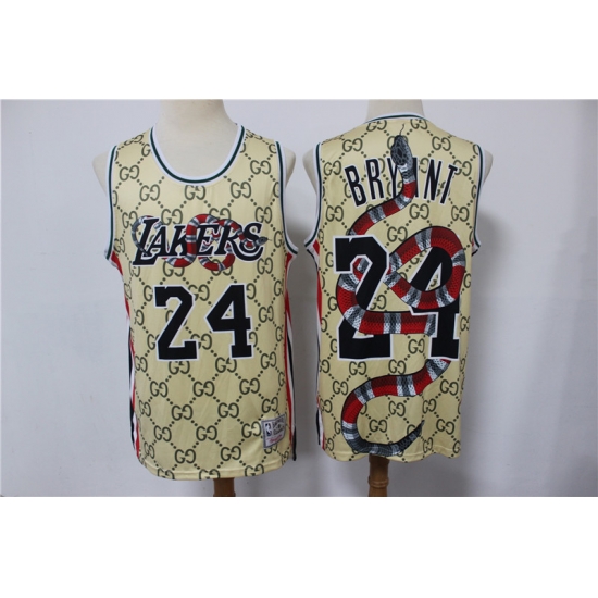 Lakers 24 Kobe Bryant Gray Gucci Chinese Dragon Hardwood Classics Jersey Lakers 24 Kobe Bryant Gray Gucci Chinese Dragon Hardwood Classics Jersey