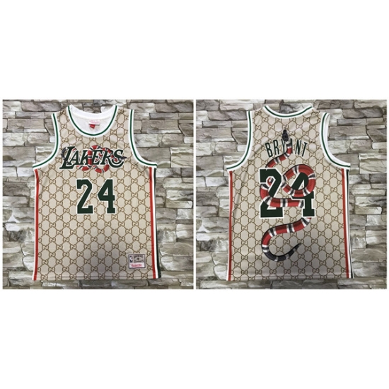 Lakers 24 Kobe Bryant Gray Printed Hardwood Classics Jersey Lakers 24 Kobe Bryant Gray Printed Hardwood Classics Jersey