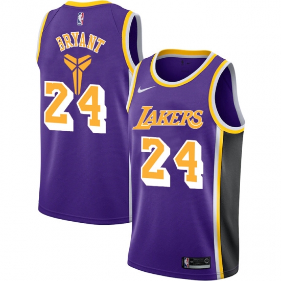 Lakers 24 Kobe Bryant Purple Nike Swingman Jersey Lakers 24 Kobe Bryant Purple Nike Swingman Jersey