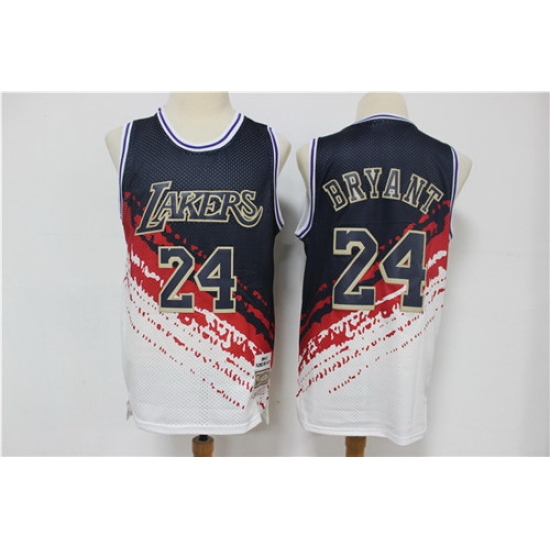 Lakers 24 Kobe Bryant White Independence Day Hardwood Classics Jersey Lakers 24 Kobe Bryant White Independence Day Hardwood Classics Jersey