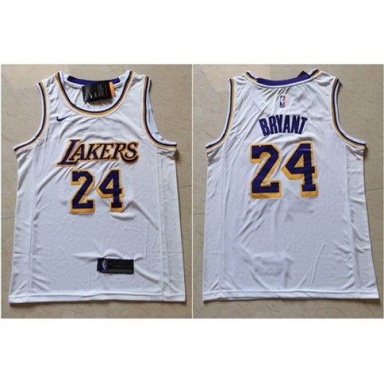 Lakers 24 Kobe Bryant White Nike Swingman Jersey Lakers 24 Kobe Bryant White Nike Swingman Jersey