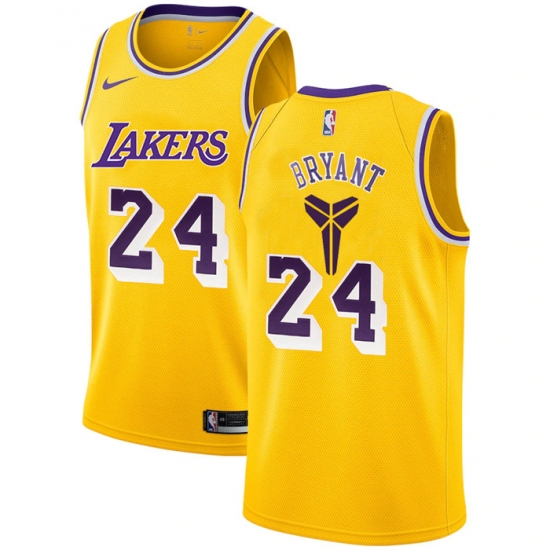 Lakers 24 Kobe Bryant Yellow Nike Swingman Jersey Lakers 24 Kobe Bryant Yellow Nike Swingman Jersey