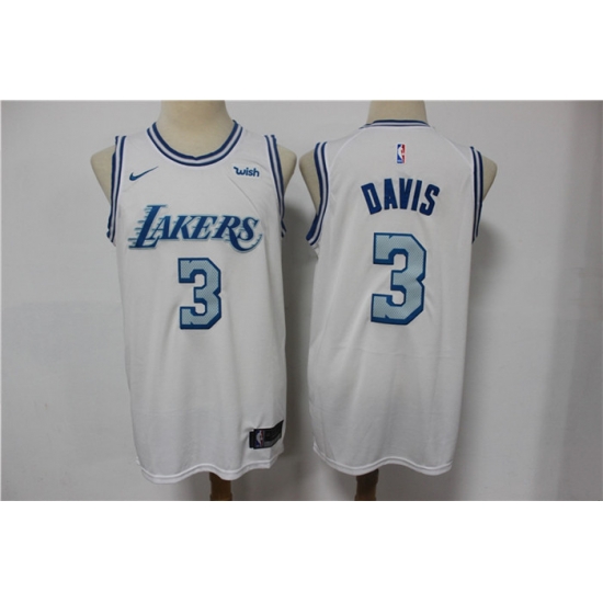 Lakers 3 Anthony Davis White 2020-21 City Edition Nike Swingman Jersey Lakers 3 Anthony Davis White 2020-21 City Edition Nike Swingman Jersey