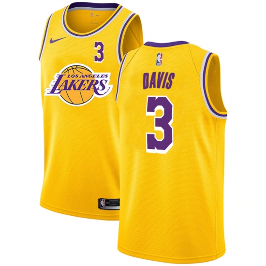Lakers 3 Anthony Davis Yellow 2020 2021 New City Edition Nike Swingman Jerseys Lakers 3 Anthony Davis Yellow 2020 2021 New City Edition Nike Swingman Jerseys