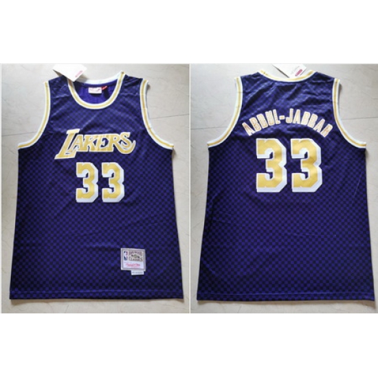 Lakers 33 Kareem Abdul Jabbar Purple Hardwood Classics Jersey Lakers 33 Kareem Abdul Jabbar Purple Hardwood Classics Jersey