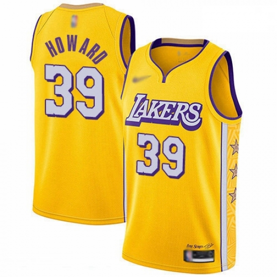 Lakers 39 Dwight Howard Gold Basketball Swingman City Edition 2019 20 Jersey Lakers 39 Dwight Howard Gold Basketball Swingman City Edition 2019 20 Jersey