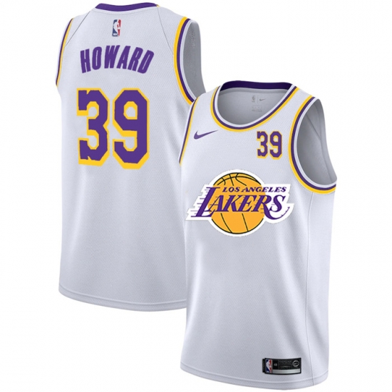 Lakers 39 Dwight Howard White 2020 2021 New City Edition Nike Swingman Jersey Lakers 39 Dwight Howard White 2020 2021 New City Edition Nike Swingman Jersey