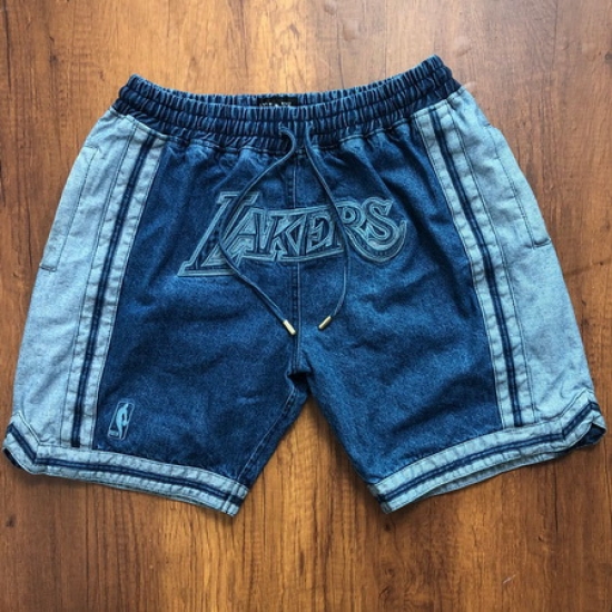 Lakers Light Blue Pockets Swingman Shorts Lakers Light Blue Pockets Swingman Shorts