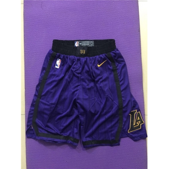 Lakers Purple City Edition Nike Swingman Shorts Lakers Purple City Edition Nike Swingman Shorts
