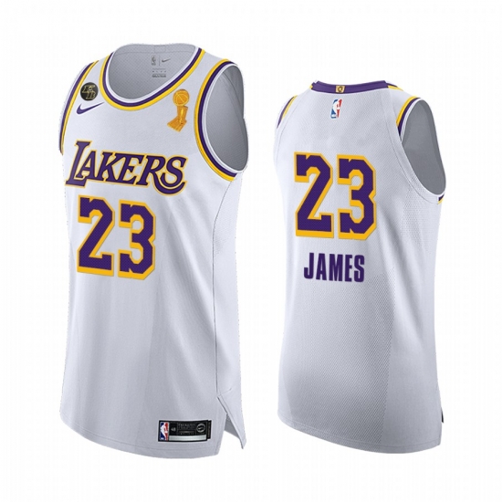 Los Angeles Lakers 2020 NBA Finals Champions LeBron James White Social justice Jersey Association Los Angeles Lakers 2020 NBA Finals Champions LeBron James White Social justice Jersey Association