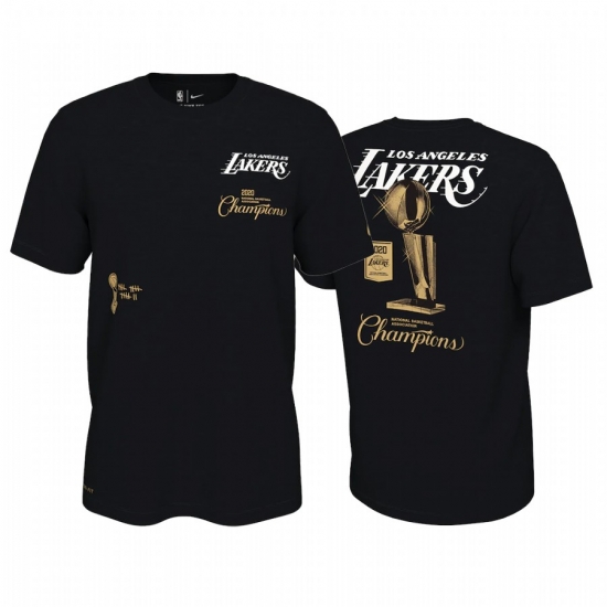 Los Angeles Lakers 2020 NBA Finals Champions T-Shirt Black Celebration Expressive Los Angeles Lakers 2020 NBA Finals Champions T-Shirt Black Celebration Expressive