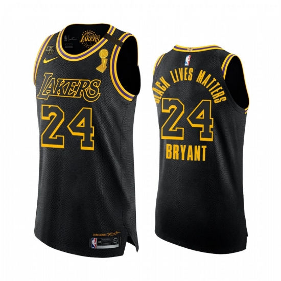 Los Angeles Lakers 2020 NBA Finals Champs Authentic Kobe Bryant Black Honors Mamba and Gigi Jersey Los Angeles Lakers 2020 NBA Finals Champs Authentic Kobe Bryant Black Honors Mamba and Gigi Jersey
