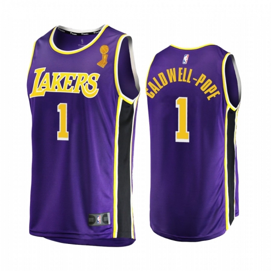 Los Angeles Lakers Kentavious Caldwell-Pope 2020 NBA Finals Champions Jersey Purple Replica Statement Los Angeles Lakers Kentavious Caldwell-Pope 2020 NBA Finals Champions Jersey Purple Replica Statement