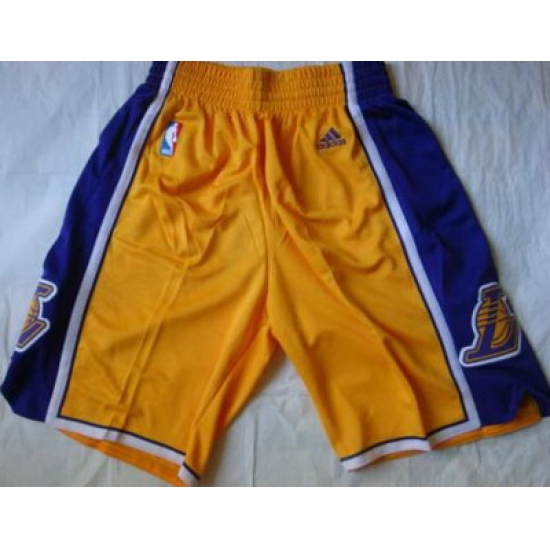 Los Angeles Lakers Yellow Revolution 30 Swingman NBA Shorts Los Angeles Lakers Yellow Revolution 30 Swingman NBA Shorts