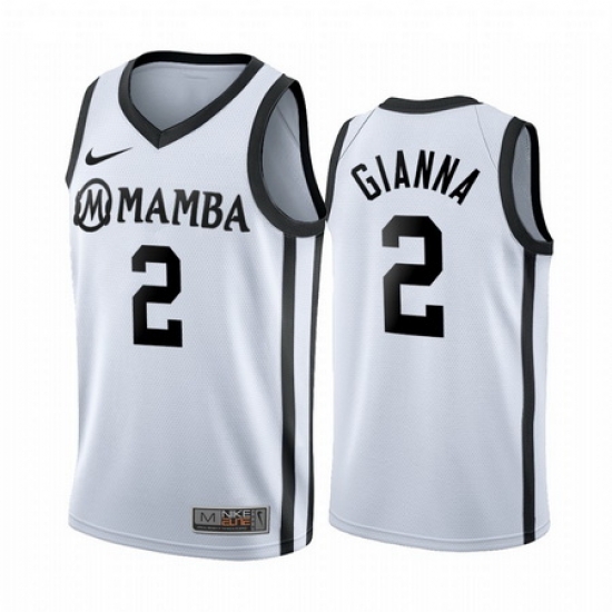 Memorial #2 Gianna Bryant Forever Mamba Jersey White Memorial #2 Gianna Bryant Forever Mamba Jersey White