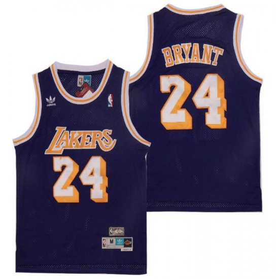 Men Adidas Lakers 24 Kobe Bryant Purple Throwback Stitched NBA Jersey Men Adidas Lakers 24 Kobe Bryant Purple Throwback Stitched NBA Jersey