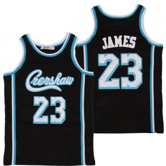 Men Lakers 23 Lebron James Black Crenshaw Editon Jersey Men Lakers 23 Lebron James Black Crenshaw Editon Jersey