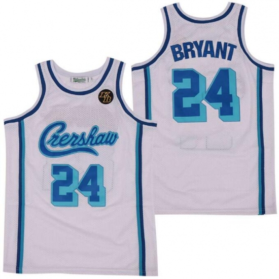 Men Lakers 24 Kobe Bryant White Crenshaw Editon Jersey Men Lakers 24 Kobe Bryant White Crenshaw Editon Jersey