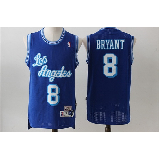 Men Lakers 8 Kobe Bryant Blue Hardwood Classics Jersey Men Lakers 8 Kobe Bryant Blue Hardwood Classics Jersey