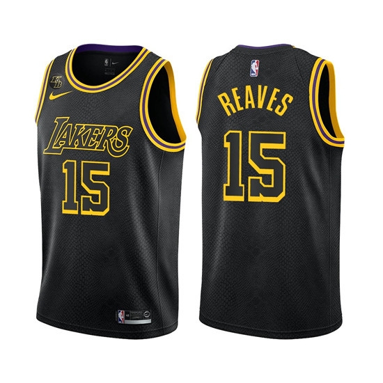 Men Los Angeles Lakers 15 Austin Reaves Black Stitched Jersey Men Los Angeles Lakers 15 Austin Reaves Black Stitched Jersey