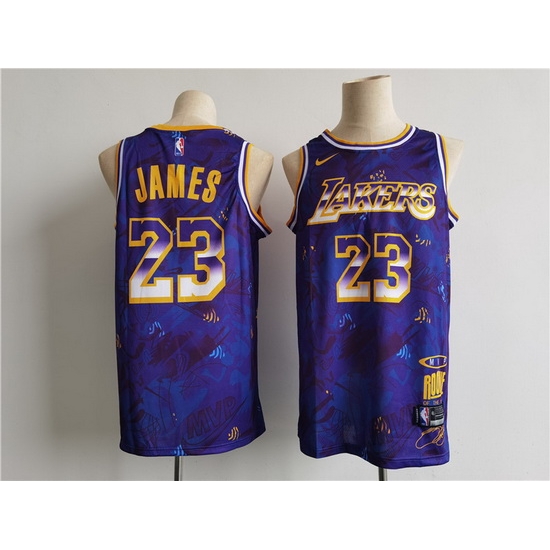 Men Los Angeles Lakers 23 James Purple Nike MVP rookie of the year select series 2021 NBA Jersey Men Los Angeles Lakers 23 James Purple Nike MVP rookie of the year select series 2021 NBA Jersey